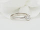 Bague 52 Bague solitaire en or blanc et diamant 0,53 ct 58 Facettes 31903/31120
