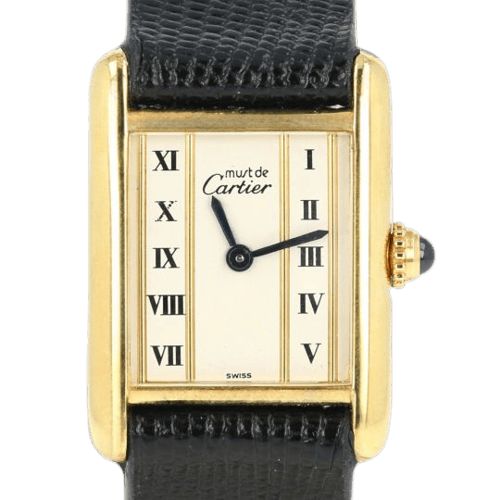 Cartier Tank Vermeil - Montre en plaqué or