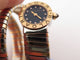 Montre Bulgari Tubogas - Montre triple tour en or jaune 18K et acier 58 Facettes 275115