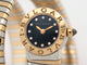 Montre Bulgari Tubogas - Montre triple tour en or jaune 18K et acier 58 Facettes 275115