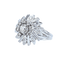 Bague 50 Bague en or blanc 18 carats et diamants 58 Facettes AB695