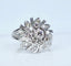 Bague 50 Bague en or blanc 18 carats et diamants 58 Facettes AB695