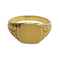 Bague 58 Chevalière homme en or jaune 19K 58 Facettes S265