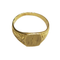 Bague 58 Bague homme en or jaune 18K 58 Facettes S265B