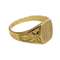 Bague 58 Bague homme en or jaune 18K 58 Facettes S265B