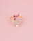Bague 51 Art Nouveau - Bague florale en or rose, platine, rubis et diamants 58 Facettes 271