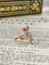 Bague 51 Art Nouveau - Bague florale en or rose, platine, rubis et diamants 58 Facettes 271