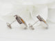 Boucles d'oreilles Boucles d'oreilles - Citrines et diamants en or blanc 58 Facettes 32804 b
