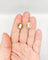 Boucles d'oreilles Dormeuses antiques en or rose 18k ornées de camées 58 Facettes A07240