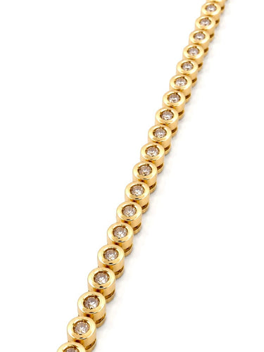 Bracelet Bracelet rivière en or jaune et diamants naturels 58 Facettes Riv