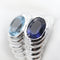 Bague 54 Bulgari Baccellato - Bague en or blanc, iolite et topaze 58 Facettes 11111