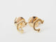 Boucles d'oreilles Cartier C - Boucles d'oreilles en or jaune et diamants 58 Facettes 33295