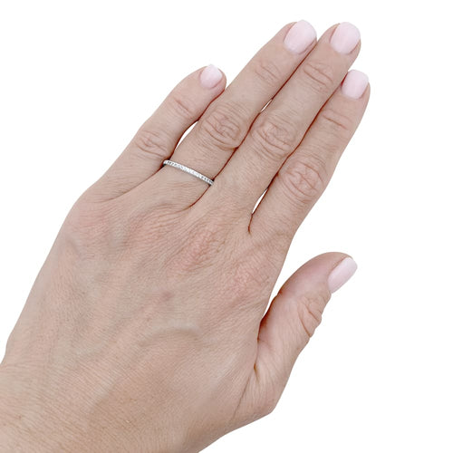 Bague 52 Boucheron Épure - Bague en or blanc et diamants 58 Facettes 35720