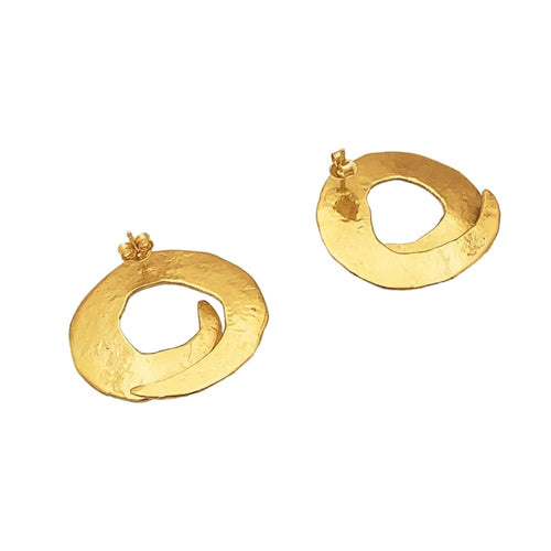 Boucles d'oreilles Arthus-Bertrand - Boucles d'oreilles spirales en or jaune 58 Facettes 35741