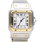 Montre Cartier Santos Galbée - Montre en or jaune et acier 58 Facettes MT45626