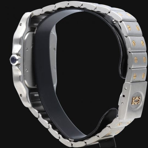 Montre Cartier Santos Galbée - Montre en or jaune et acier 58 Facettes MT45626