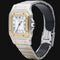 Montre Cartier Santos Galbée - Montre en or jaune et acier 58 Facettes MT45626