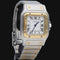 Montre Cartier Santos Galbée - Montre en or jaune et acier 58 Facettes MT45626
