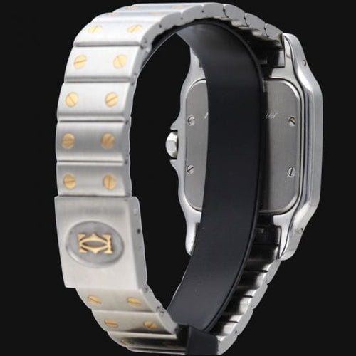 Montre Cartier Santos Galbée - Montre en or jaune et acier 58 Facettes MT45626