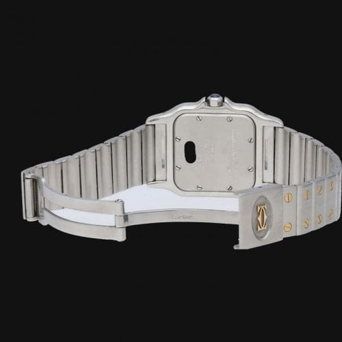 Montre Cartier Santos Galbée - Montre en or jaune et acier 58 Facettes MT45626