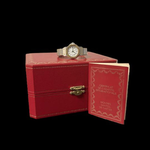 Montre Cartier Santos - Montre en or jaune et acier 58 Facettes MT46968