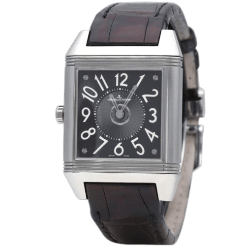 Jaeger-LeCoultre Reverso Squadra Lady Duetto - Montre en acier