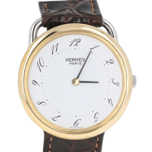 Hermès Arceau - Montre chronographe en acier