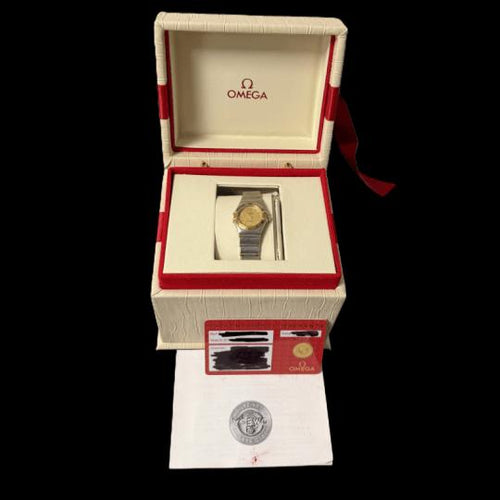 Montre Omega Constellation - Montre femme en or jaune et acier 58 Facettes MT46917