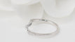 Bague 54 Bague Zig Zag en or blanc 18/750 et diamants 58 Facettes 32749