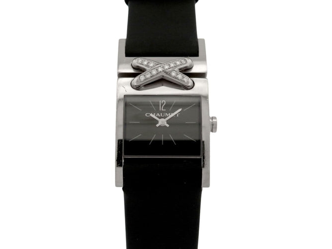 Montre Chaumet Liens Croisés GM - Montre en or blanc 18K et diamants 58 Facettes 275239