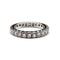 Bague 53 Alliance diamants en or blanc 18K 58 Facettes BO/260035