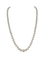 Collier Collier 77 perles de culture en or gris et diamants 58 Facettes 887