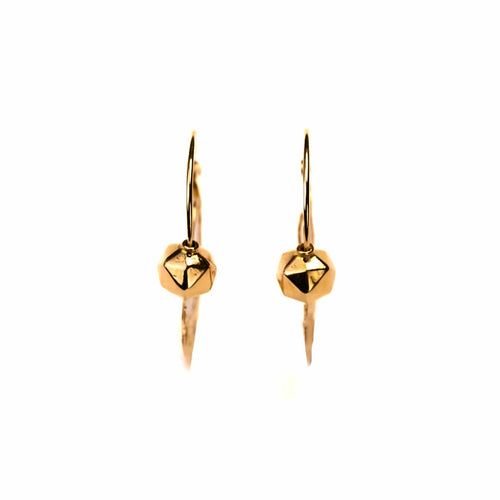 Boucles d'oreilles Créoles savoyardes - Boucles d'oreilles en or polychrome 58 Facettes LMB-351