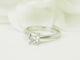 Bague 54 Solitaire - Bague en or blanc et diamant 58 Facettes 18829