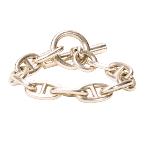 Hermès Chaîne d'Ancre - Bracelet TGM en argent