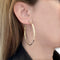 Boucles d'oreilles Cartier Trinity - Boucles d'oreilles créoles grand modèle en trois ors 58 Facettes 35722
