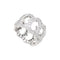 Bague 53 Cartier C de Cartier - Bague en or blanc et diamants 58 Facettes 35686