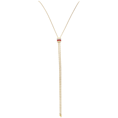 Collier Boucheron Quatre Red Edition - Collier en 3 ors, céramique et diamants 58 Facettes 35737