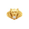 Bague 70 Bague Lion en or jaune et diamant 58 Facettes 35726