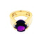 Bague 51 Cartier - Bague en or jaune, améthyste et diamants 58 Facettes 35639