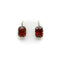 Boucles d'oreilles Georgian Revival - Boucles d'oreilles en or 18K, argent et grenats mandarins 58 Facettes