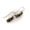 Boucles d'oreilles Georgian Revival - Boucles d'oreilles en or 18K, argent et grenats mandarins 58 Facettes
