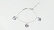 Bracelet Poiray - Bracelet Cœur entrelacé en or blanc 18 kt 58 Facettes 32973