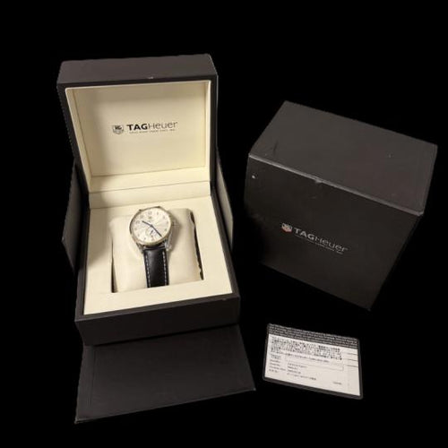 Montre TAG Heuer Carrera - Montre Calibre 6 en or jaune et acier 58 Facettes MT46549