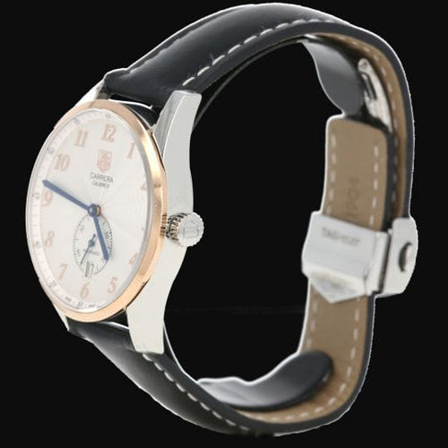 Montre TAG Heuer Carrera - Montre Calibre 6 en or jaune et acier 58 Facettes MT46549