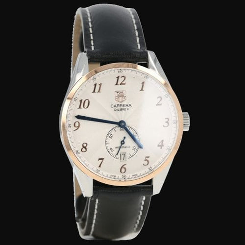 Montre TAG Heuer Carrera - Montre Calibre 6 en or jaune et acier 58 Facettes MT46549