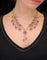 Parure florale en or jaune, rubis et diamants 58 Facettes 240164