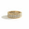 Bague 55 Bague tour complet en or jaune, or blanc et diamants 2,20 ct 58 Facettes 1.0001457/3