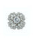 Bague 53 Bague en or blanc 18 ct avec diamants ronds et baguette 58 Facettes BRI094