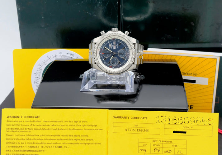 Montre Breitling - Montre Bentley GT en acier 58 Facettes